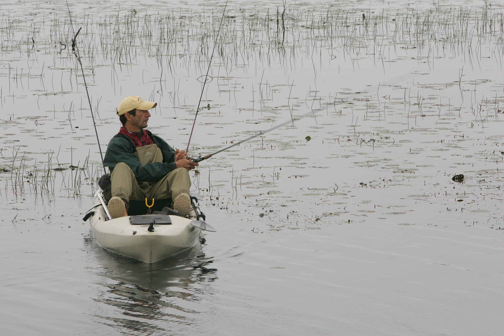 Kayak fishing